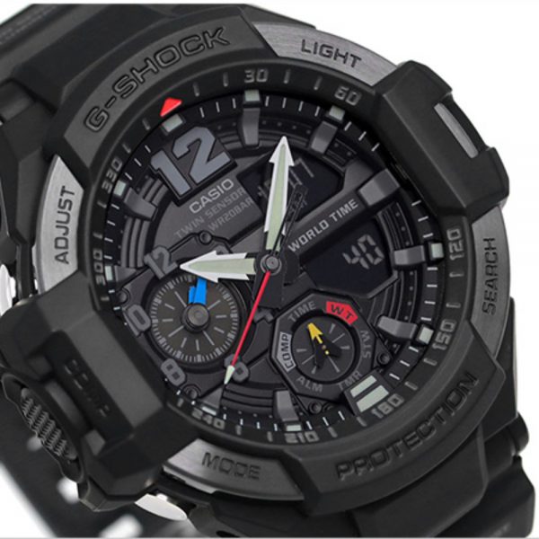 G-Shock | Gravitymaster Pointer dual display Digital Watch GA-1100-1A1DR