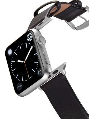 Happy Straps | 1x1 collection Black - Apple Watch Leather Strap