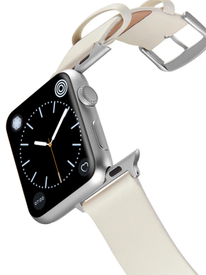 Happy Straps | 1x1 collection Milk - Apple Watch Leather Strap
